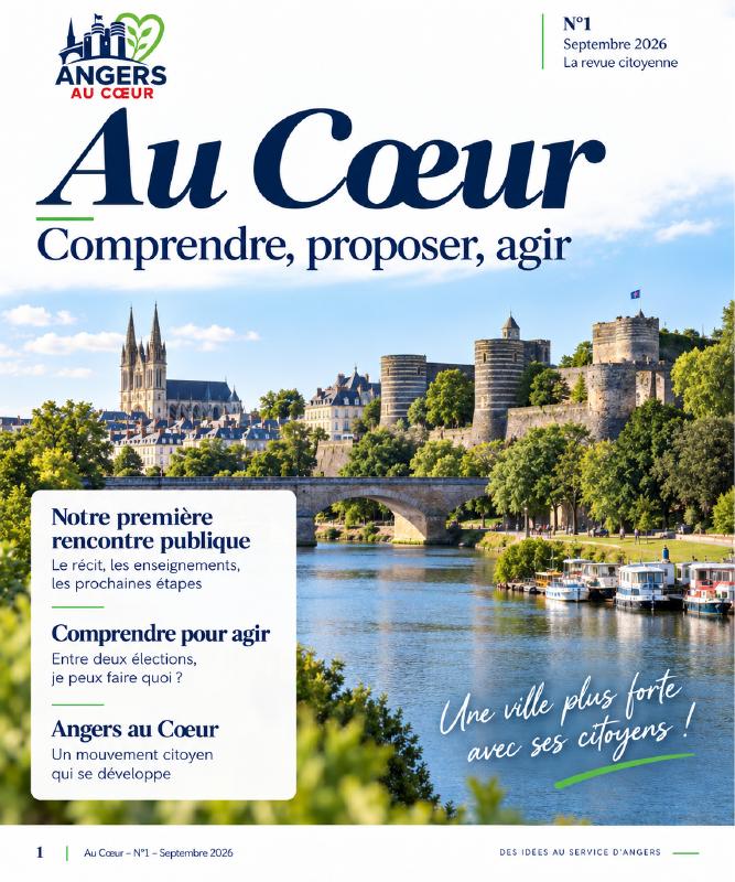 Couverture de la revue Au Cœur : Comprendre, proposer, agir, numéro 1, septembre 2026